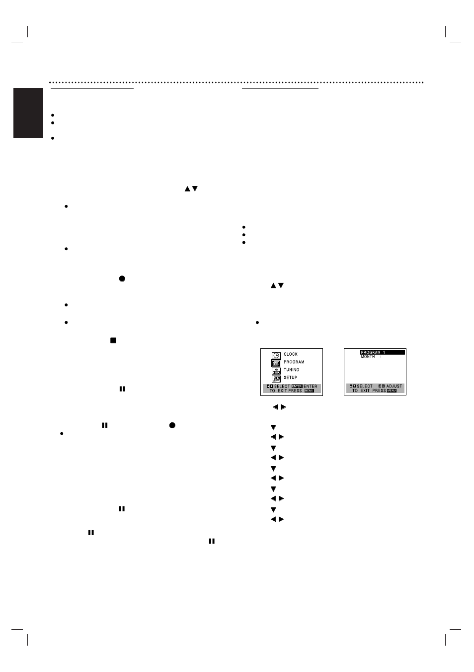 22 operation, English | Motorola MDV560VR User Manual | Page 22 / 80