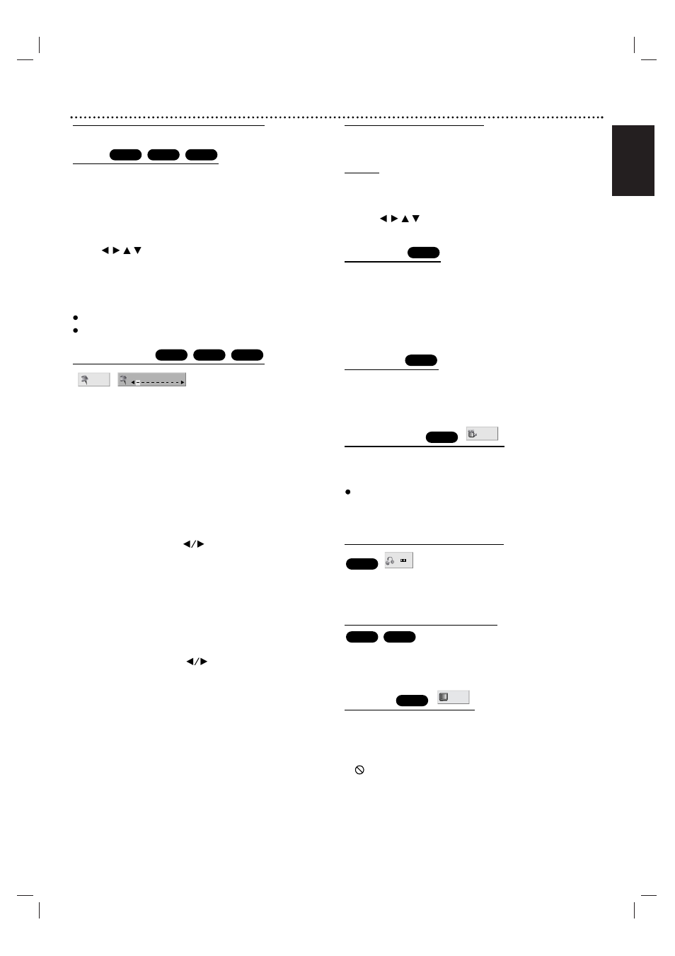 Operation 29, English, General features (continued) | Special dvd features | Motorola MDV560VR User Manual | Page 29 / 80