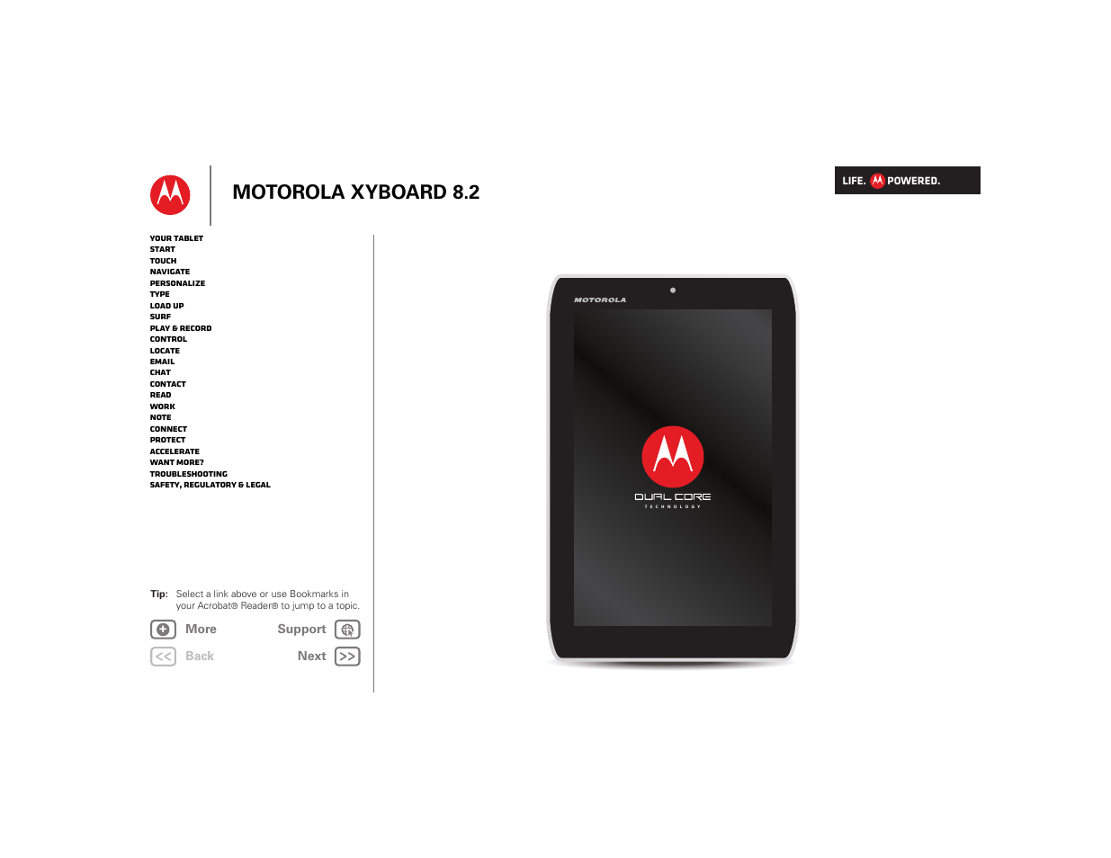 Motorola XYBOARD 8.2 User Manual | 41 pages