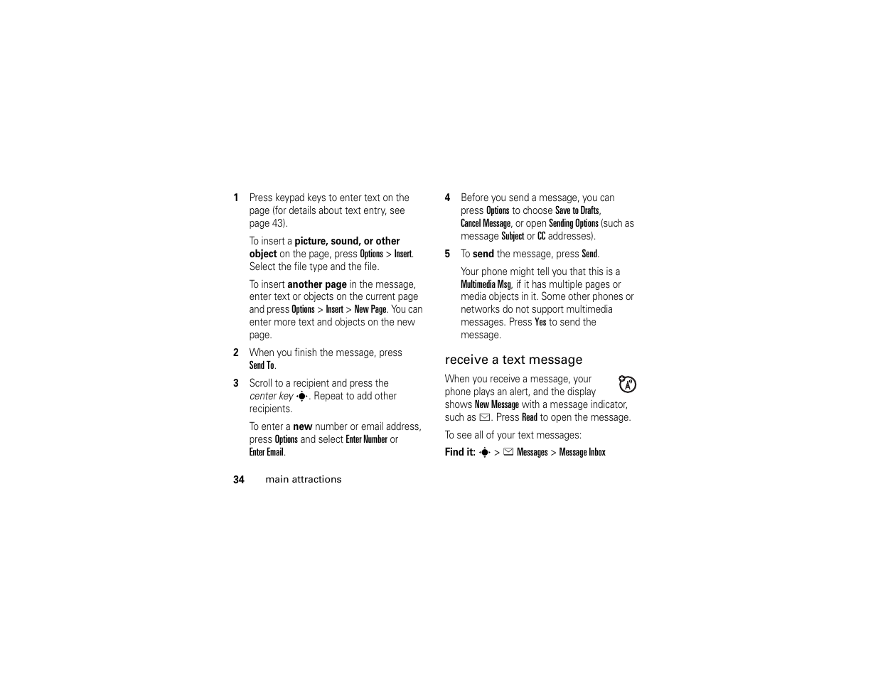 Motorola W510 User Manual | Page 36 / 115