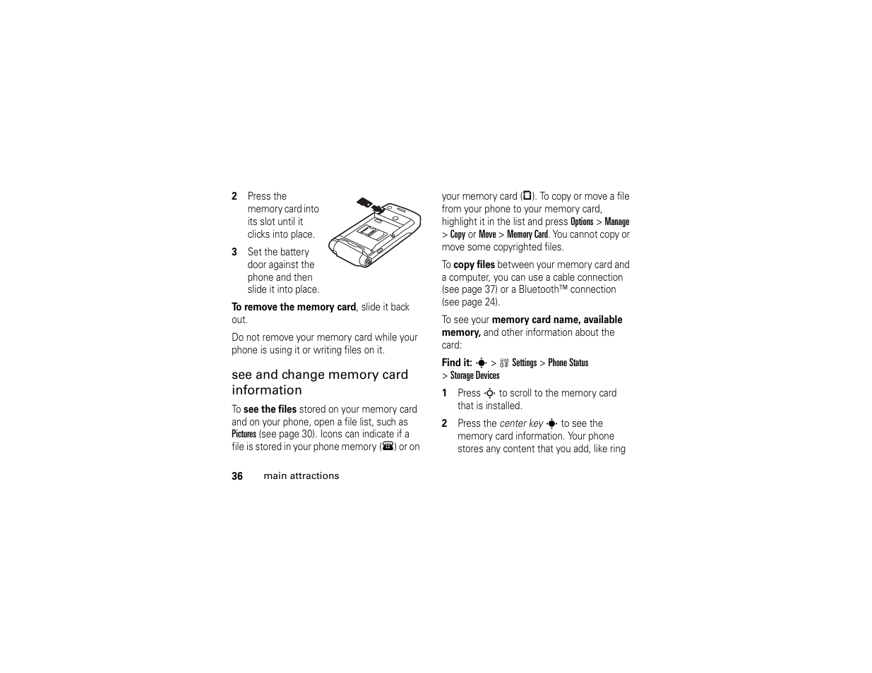 Motorola W510 User Manual | Page 38 / 115