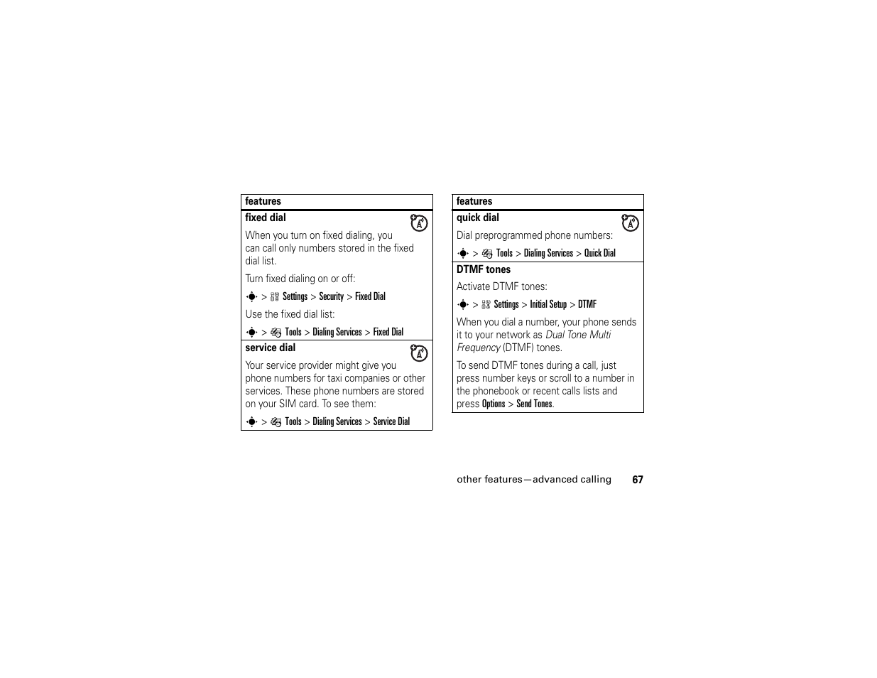 Motorola W510 User Manual | Page 69 / 115