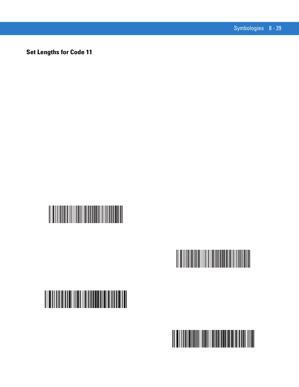 Set lengths for code 11, Set lengths for code 11 -29 | Motorola LS1203 User Manual | Page 141 / 202