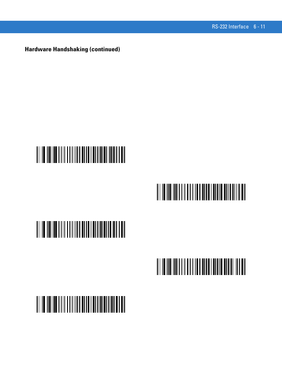 Hardware handshaking (continued) | Motorola LS1203 User Manual | Page 81 / 202