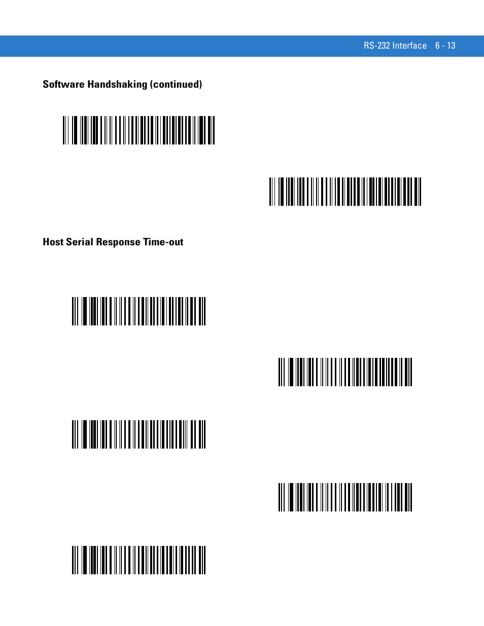 Host serial response time-out, Host serial response time-out -13 | Motorola LS1203 User Manual | Page 83 / 202