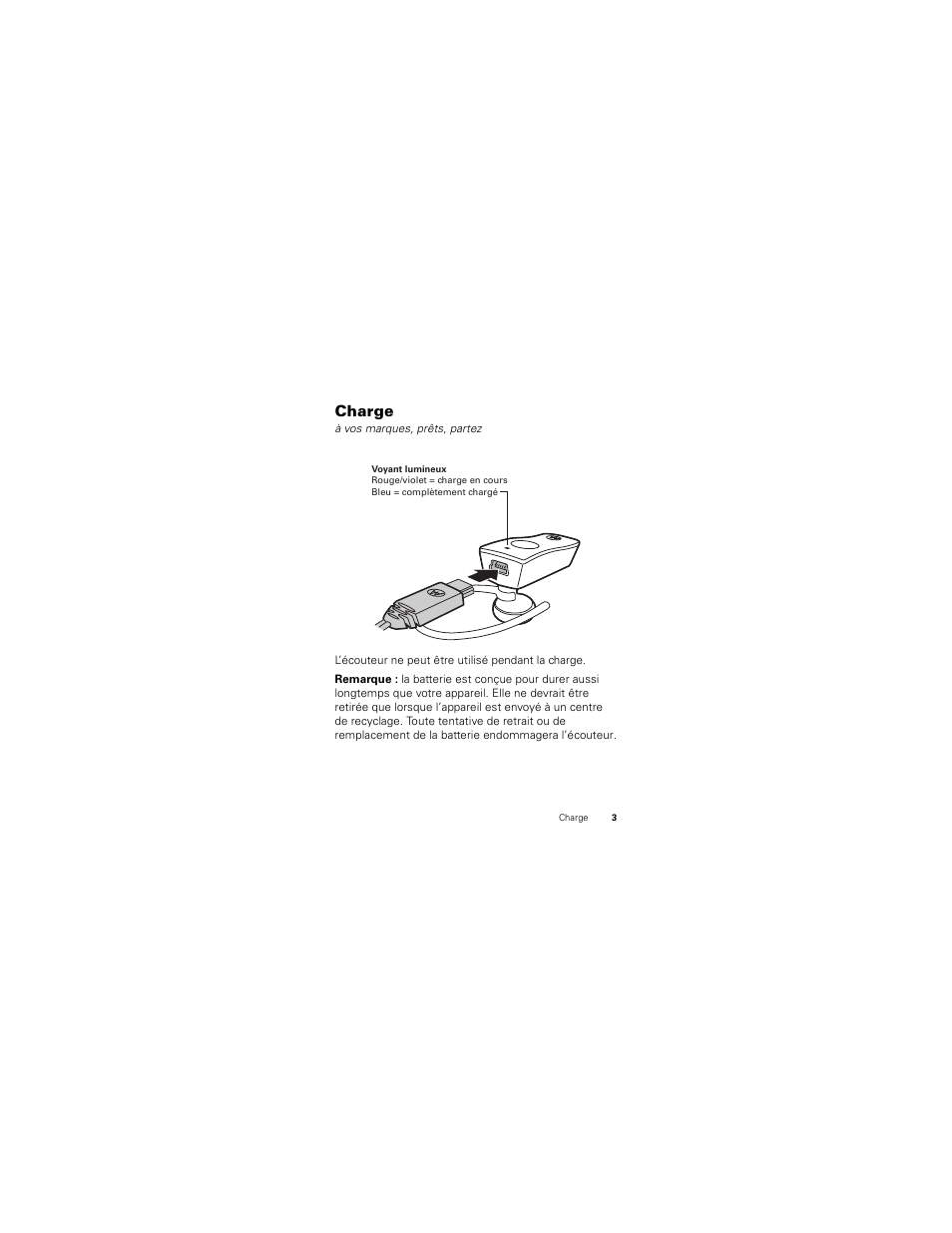 Charge | Motorola HK100 User Manual | Page 63 / 122