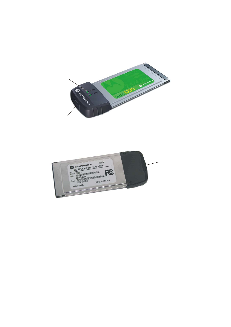Getting to know your wde1000 | Motorola WDE1000 User Manual | Page 20 / 74