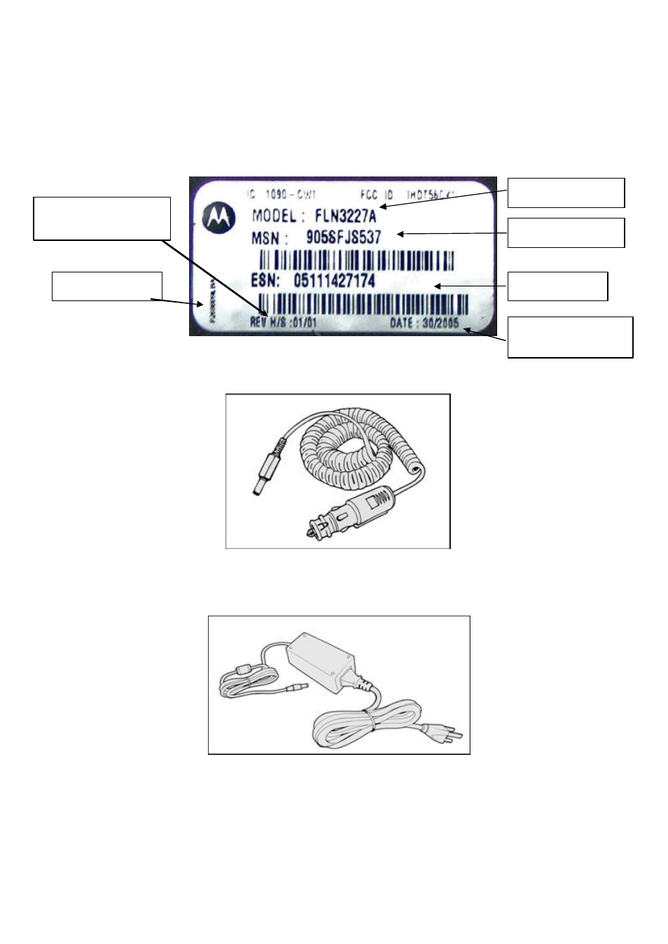 15 appendix a | Motorola M800BP User Manual | Page 27 / 28
