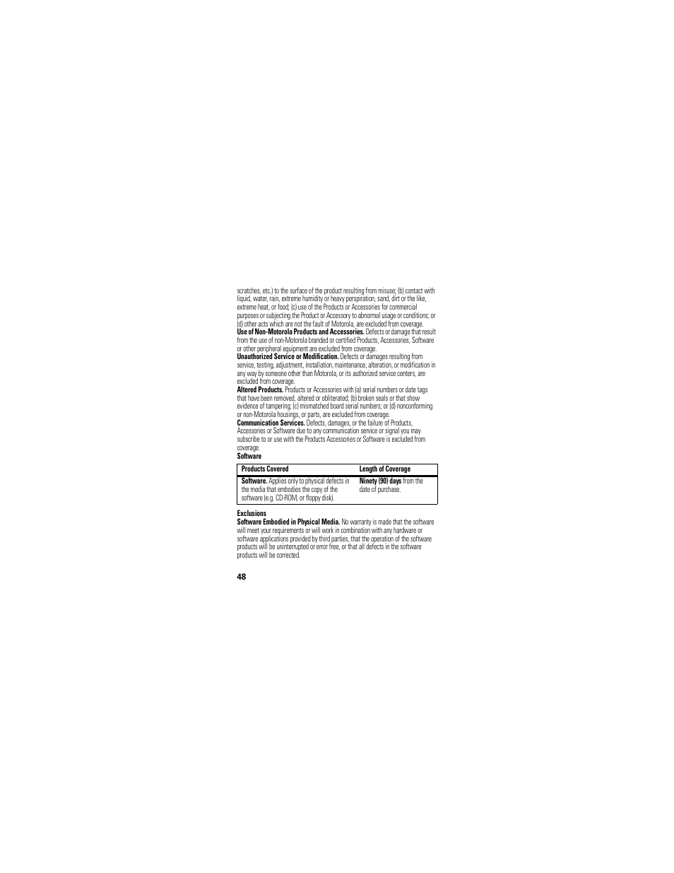 Motorola EM326G User Manual | Page 50 / 60