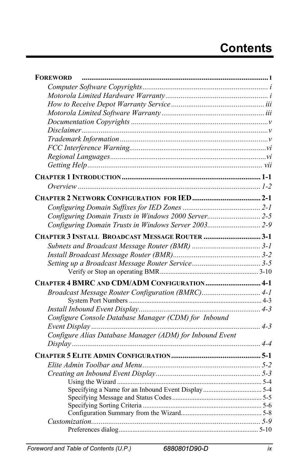 Motorola CENTRACOM 6880801D90-D User Manual | Page 11 / 82