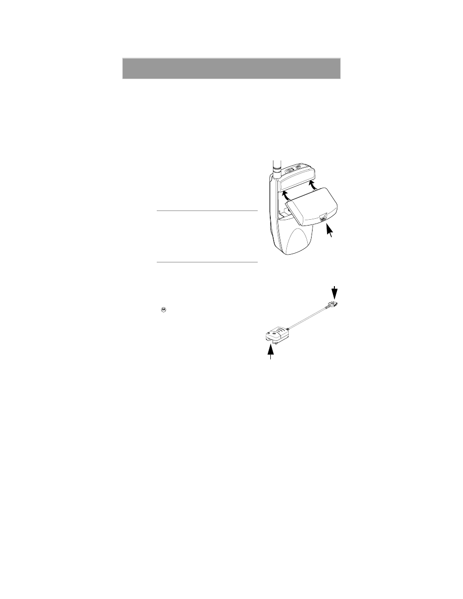 Attaching and charging the battery, Charging the battery, Disconnecting the travel charger | Motorola i1000plus User Manual | Page 10 / 93