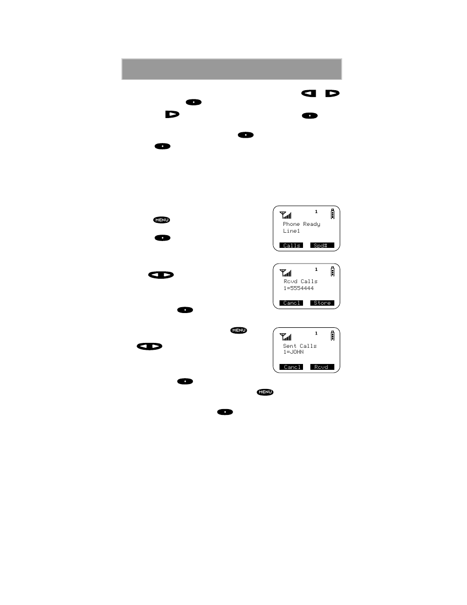 Last 10 numbers received/sent call list | Motorola i1000plus User Manual | Page 29 / 93