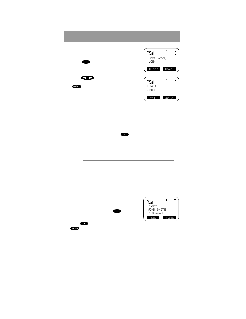 Call alert queuing, Cover open, Receiving a call alert | Receiving a call alert queuing | Motorola i1000plus User Manual | Page 63 / 93