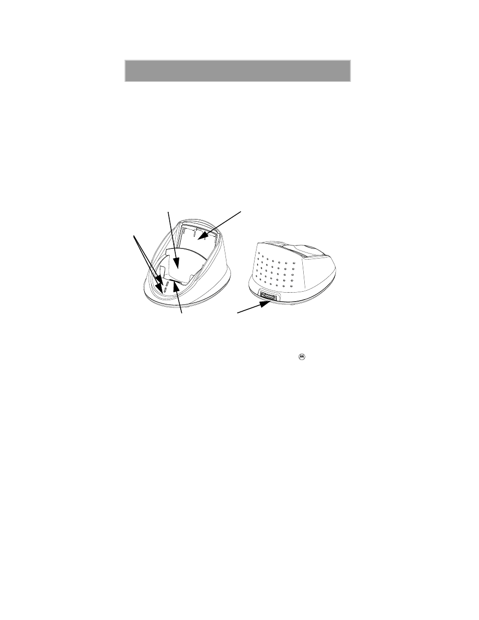 Desktop dual-pocket charger | Motorola i1000plus User Manual | Page 77 / 93