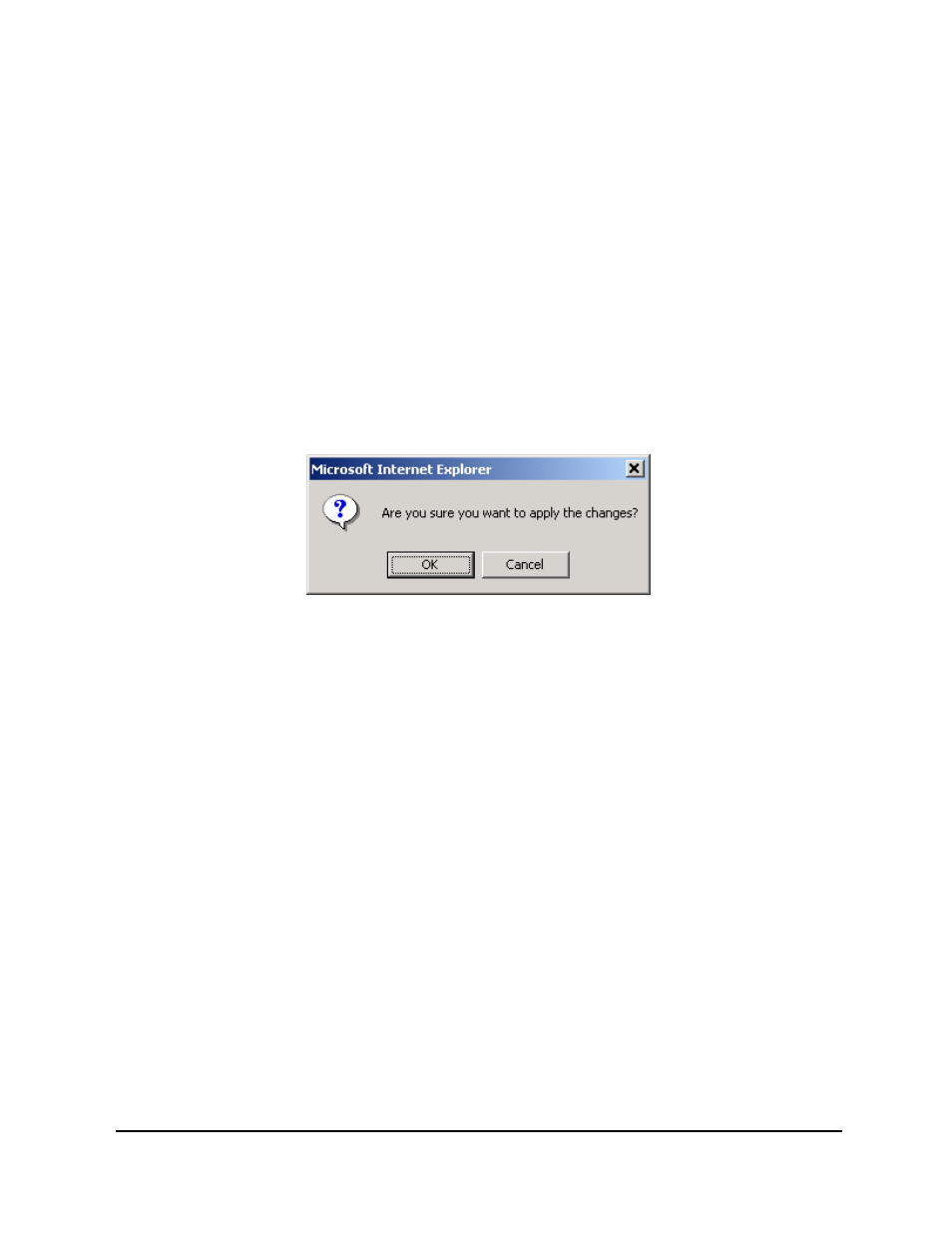 4 setting user supplied ip addresses, Setting user supplied ip addresses, Figure 3-8 | Configuration change dialog | Motorola MEA 3.1 User Manual | Page 25 / 49