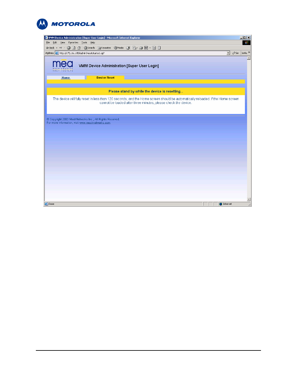 Figure 4-9 | Motorola MEA 3.1 User Manual | Page 38 / 49