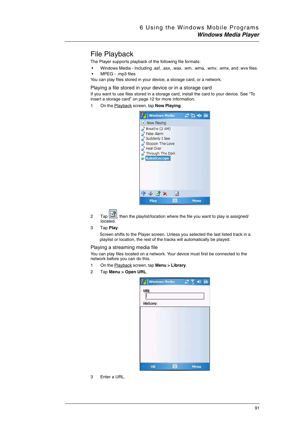 File playback | Motorola MC35 EDA User Manual | Page 101 / 236