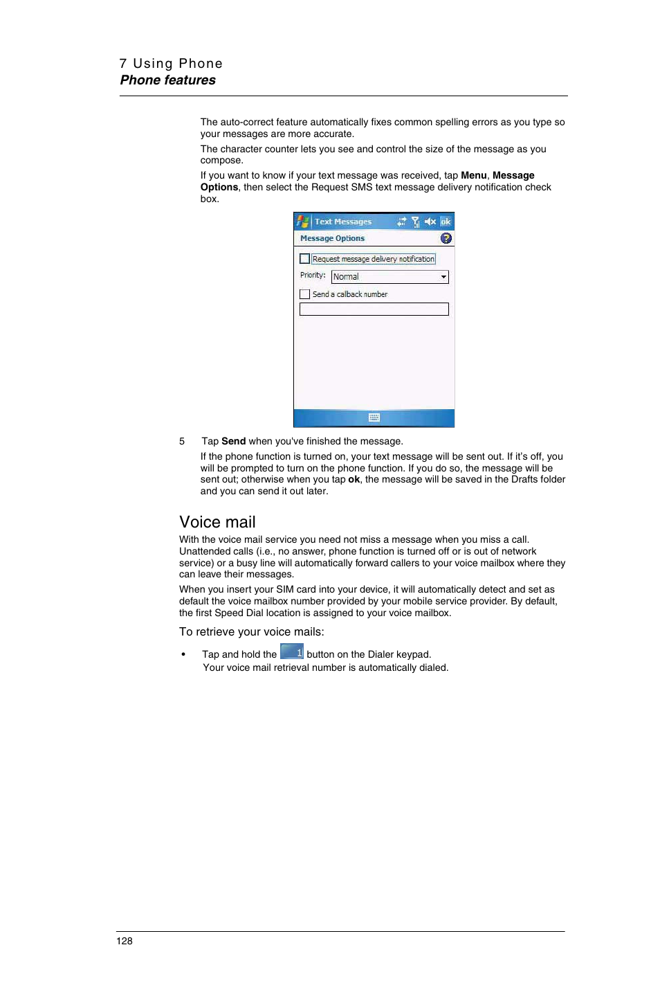 Voice mail | Motorola MC35 EDA User Manual | Page 138 / 236