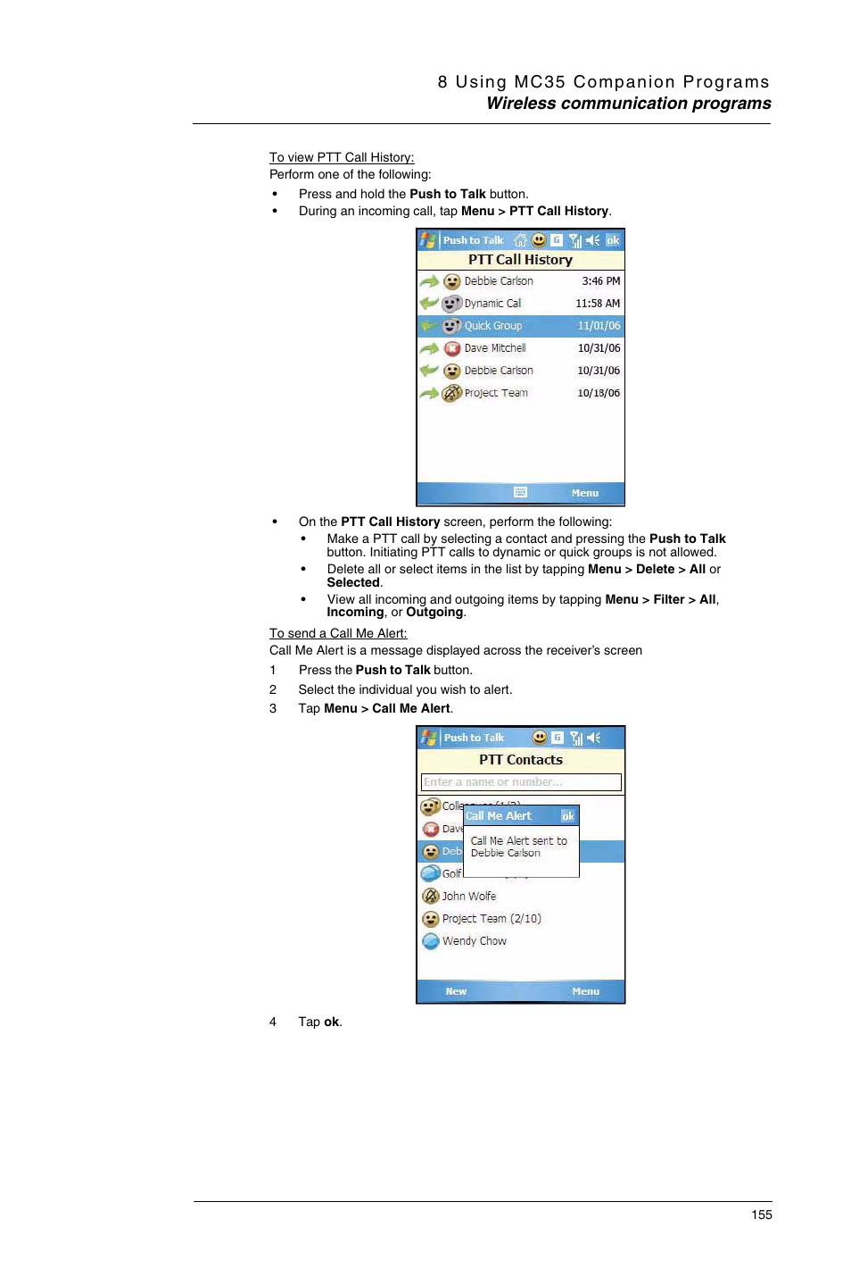 Motorola MC35 EDA User Manual | Page 165 / 236