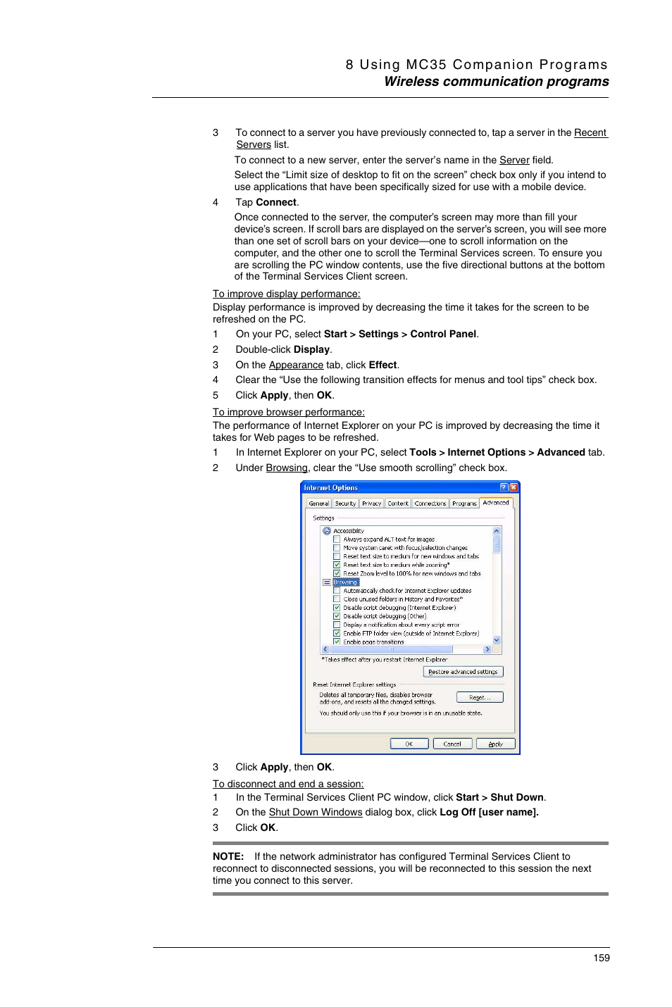 Motorola MC35 EDA User Manual | Page 169 / 236