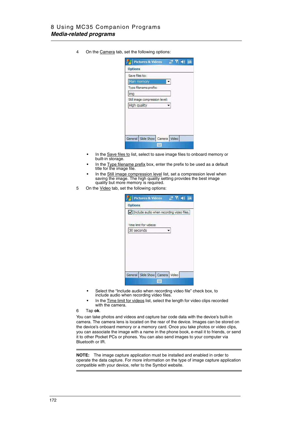 Motorola MC35 EDA User Manual | Page 182 / 236