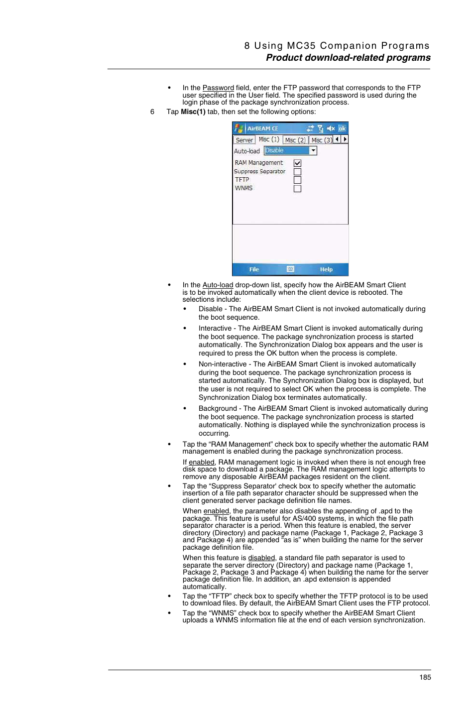 Motorola MC35 EDA User Manual | Page 195 / 236