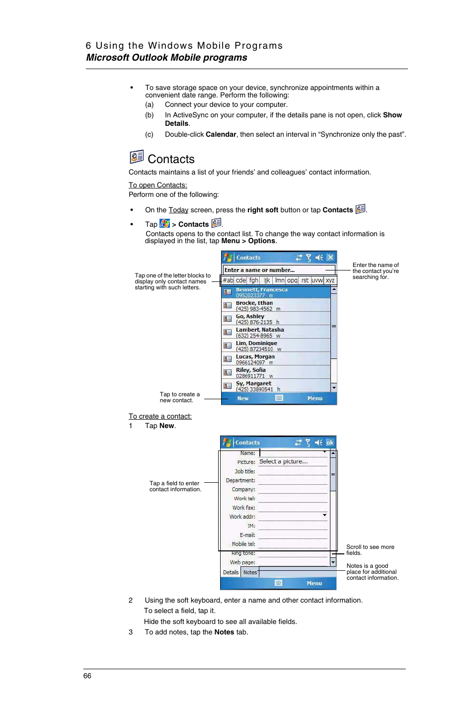 Contacts | Motorola MC35 EDA User Manual | Page 76 / 236