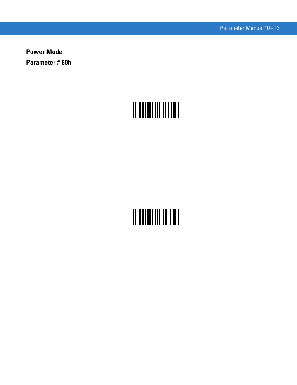 Power mode, Power mode -13 | Motorola SYMBOL MINISCAN MSXX04 User Manual | Page 119 / 260