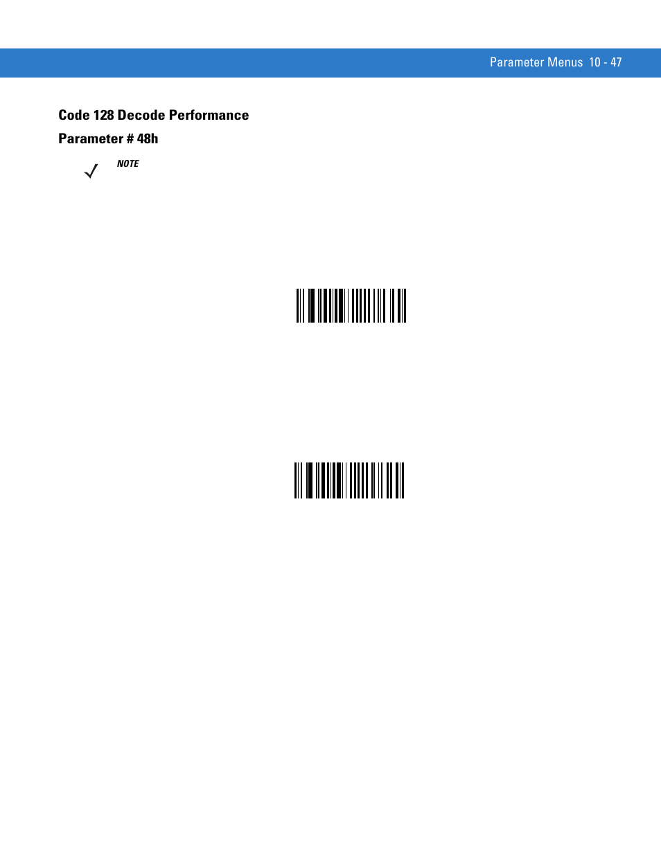 Code 128 decode performance, Code 128 decode performance -47 | Motorola SYMBOL MINISCAN MSXX04 User Manual | Page 153 / 260