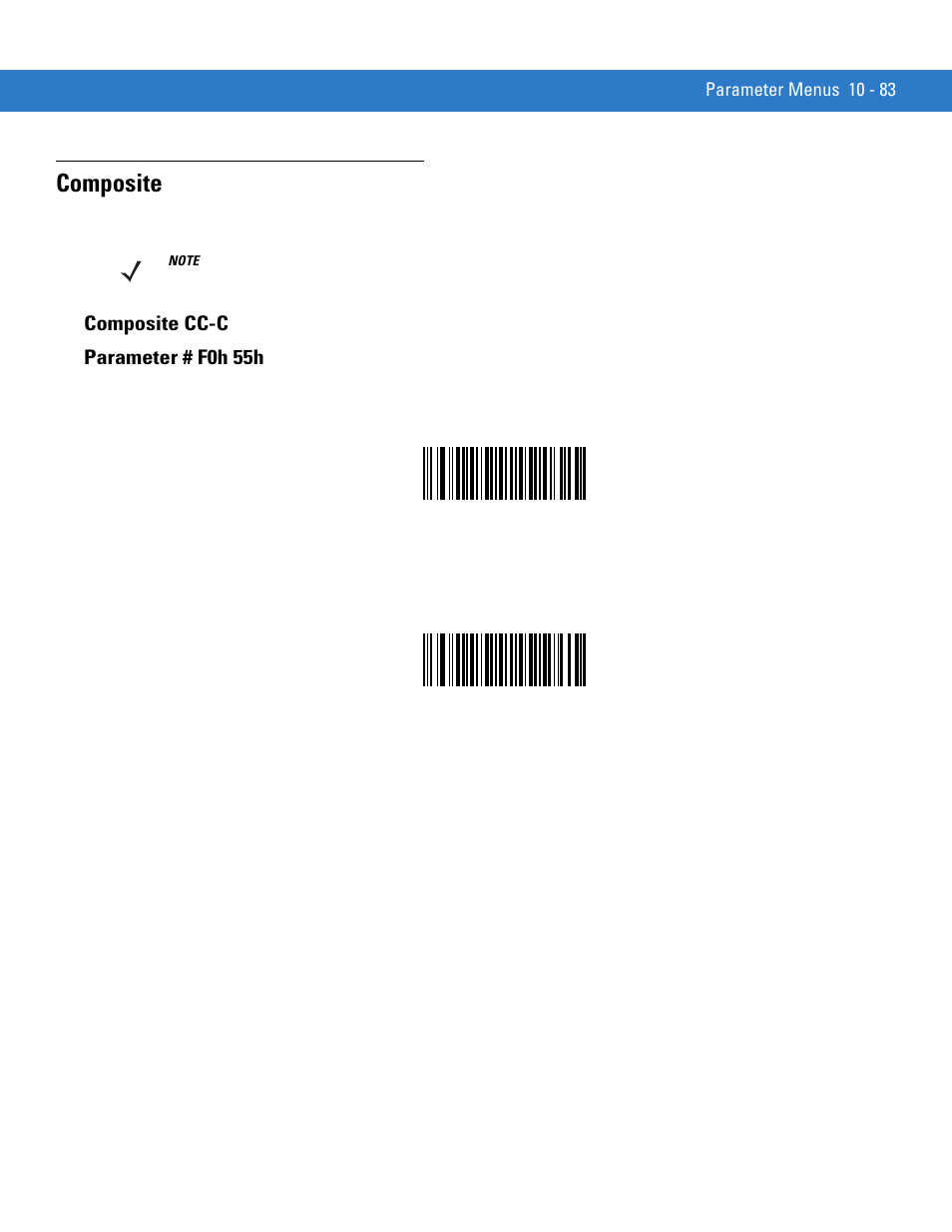 Composite, Composite cc-c, Composite -83 | Composite cc-c -83 | Motorola SYMBOL MINISCAN MSXX04 User Manual | Page 189 / 260