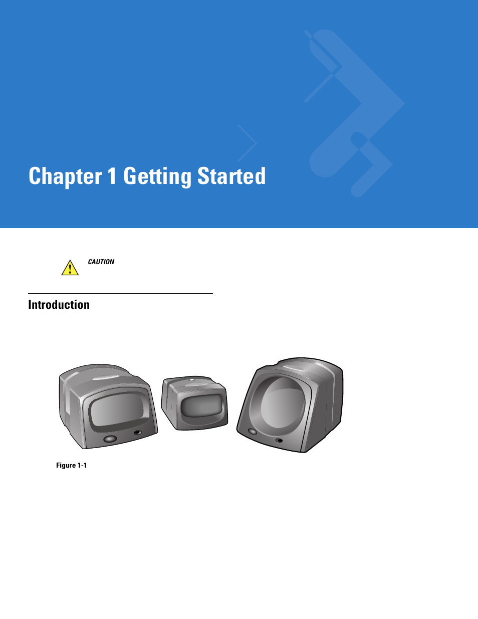 Getting started, Introduction, Chapter 1: getting started | Introduction -1, Chapter 1, getting started, Chapter 1 getting started | Motorola SYMBOL MINISCAN MSXX04 User Manual | Page 19 / 260