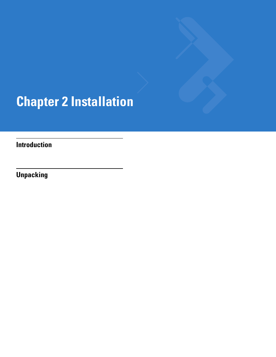 Installation, Introduction, Unpacking | Chapter 2: installation, Introduction -1 unpacking -1, Chapter 2, installation, Chapter 2 installation | Motorola SYMBOL MINISCAN MSXX04 User Manual | Page 25 / 260