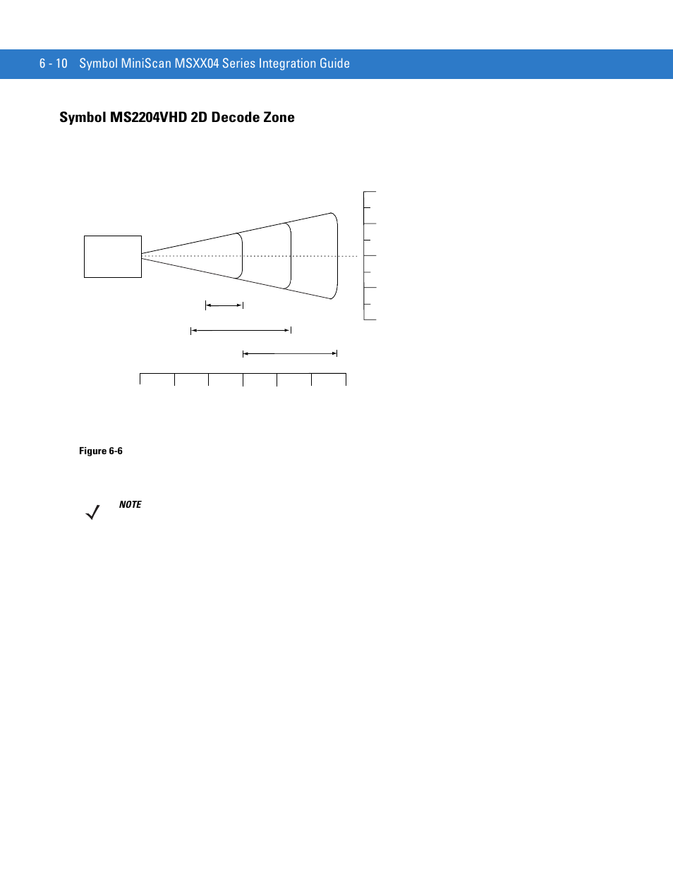 Symbol ms2204vhd 2d decode zone, Symbol ms2204vhd 2d decode zone -10 | Motorola SYMBOL MINISCAN MSXX04 User Manual | Page 80 / 260