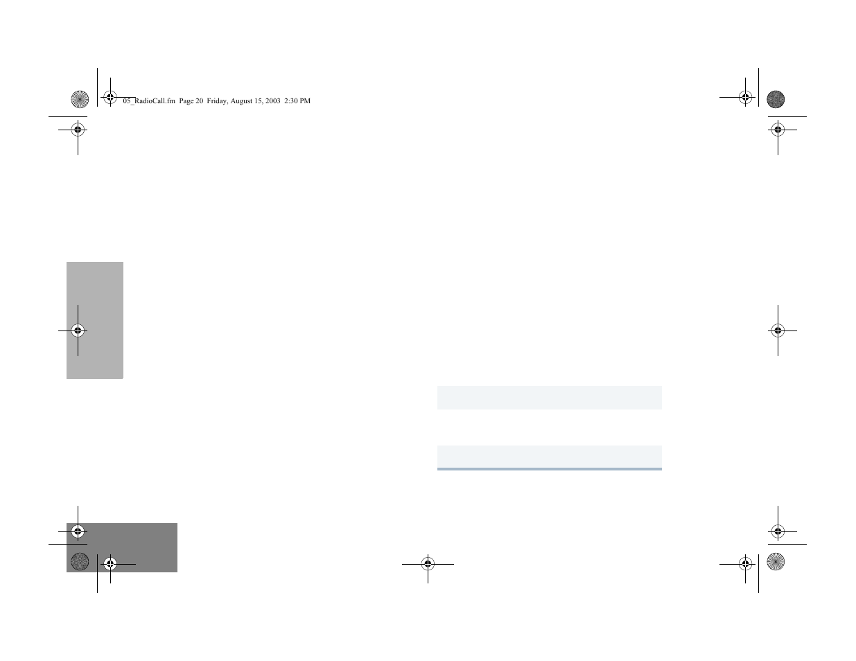 Receiving a selective call, Setting local or distance mode, Sending dtmf tones | Motorola cm200 User Manual | Page 22 / 32