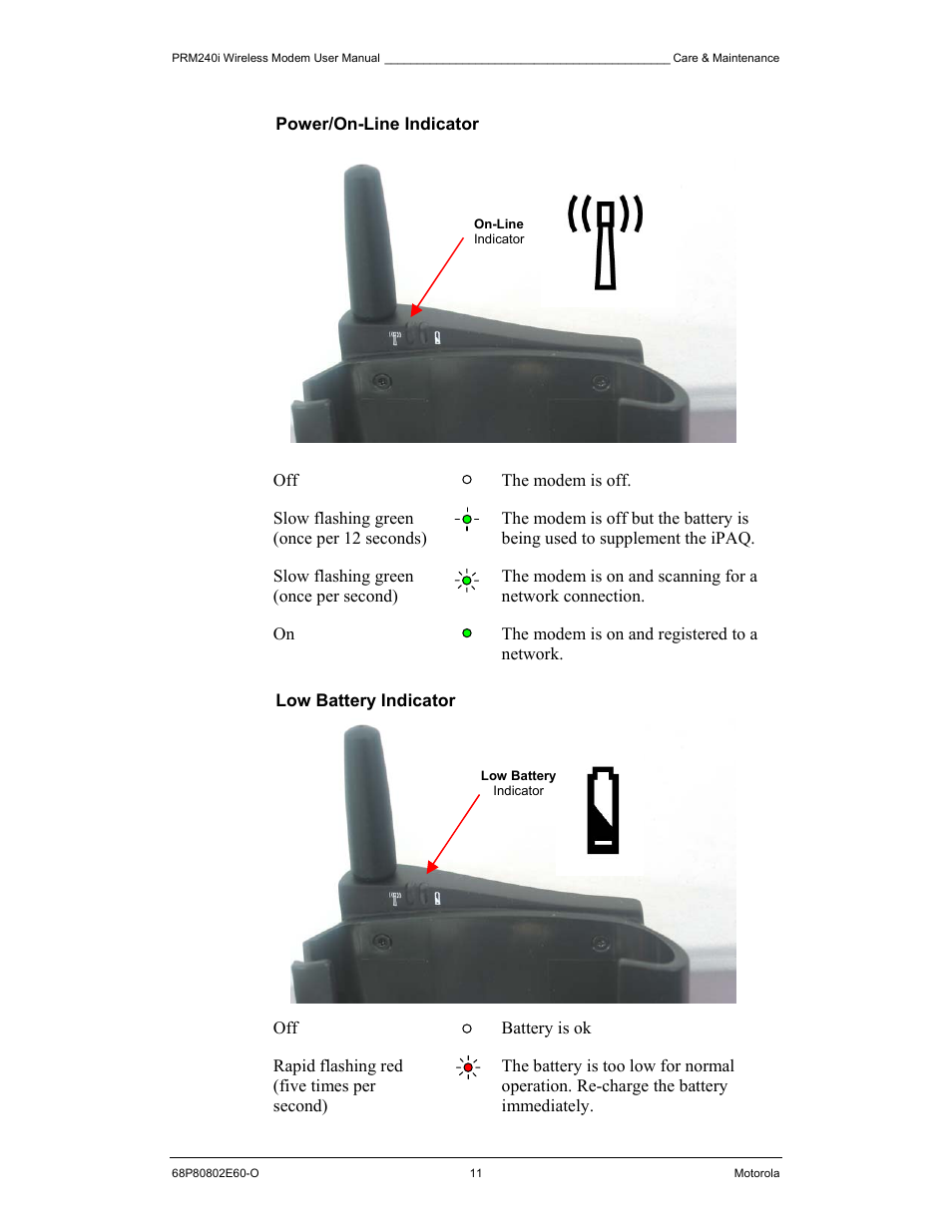 Motorola PRM240 i User Manual | Page 11 / 36