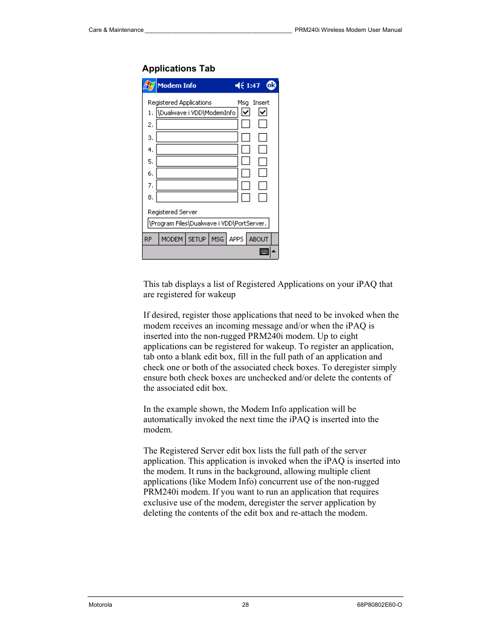 Motorola PRM240 i User Manual | Page 28 / 36