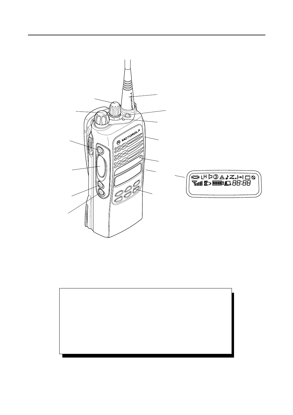 3 gp360 portable radio, 3 gp360 portable radio -7 | Motorola 68P64114B12B User Manual | Page 13 / 54