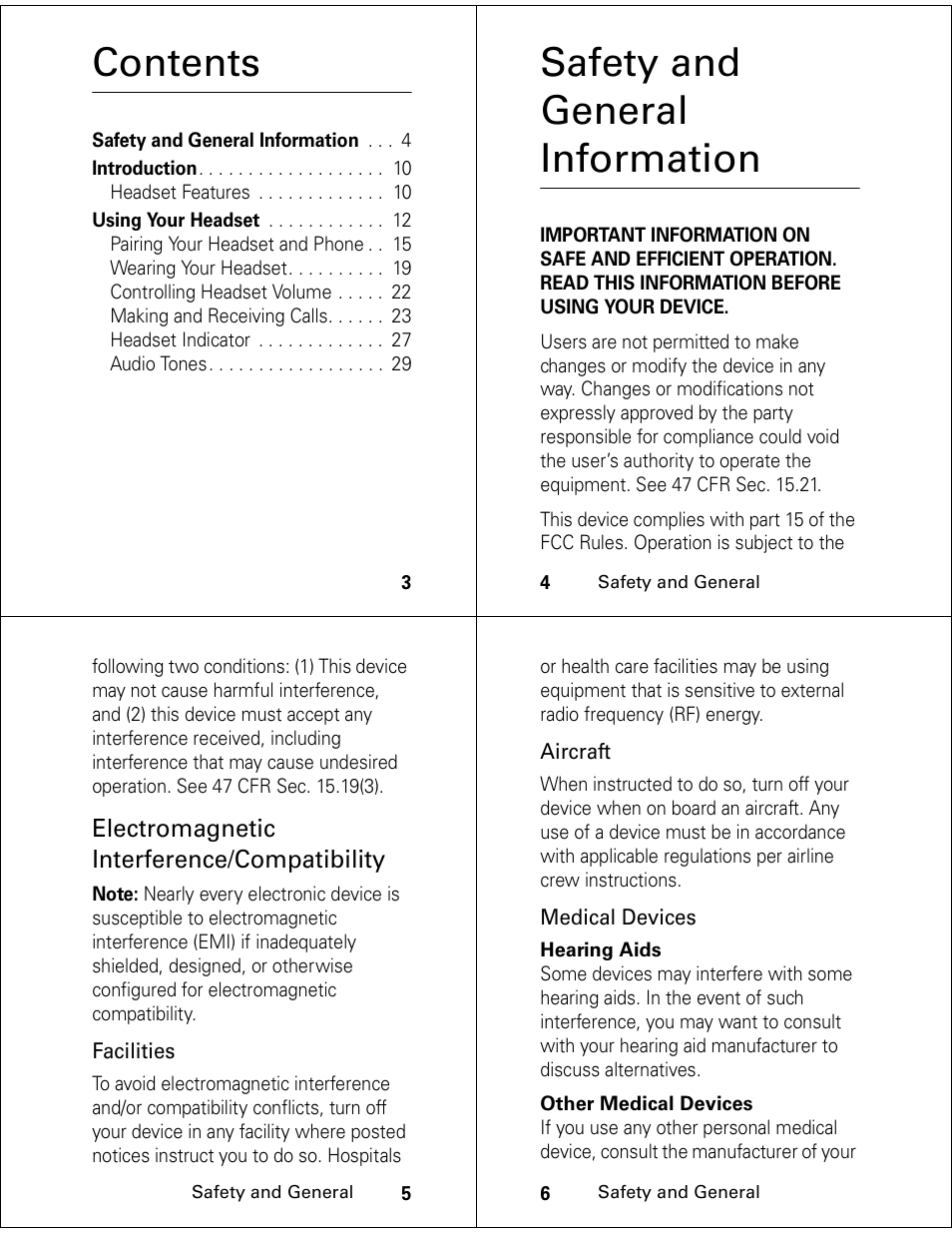 Motorola MOT5OMANUAL HS850 User Manual | Page 2 / 9