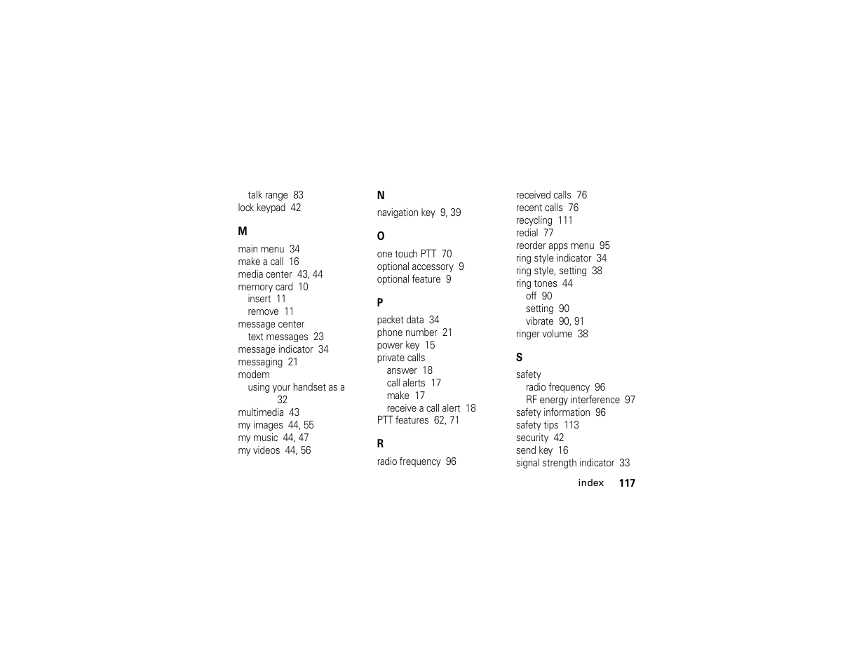 Motorola BRUTE H85XAH6JR5AN User Manual | Page 121 / 124