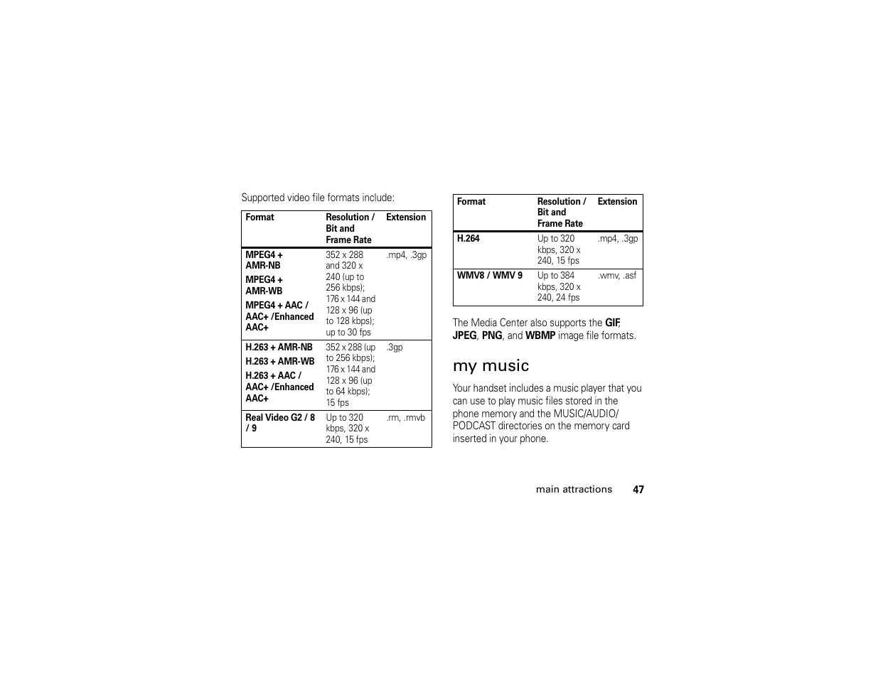 My music | Motorola BRUTE H85XAH6JR5AN User Manual | Page 51 / 124