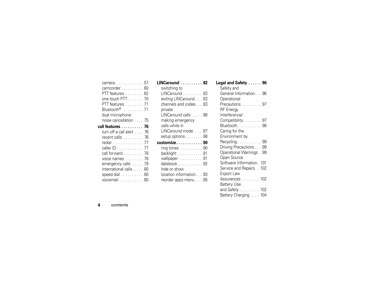 Motorola BRUTE H85XAH6JR5AN User Manual | Page 8 / 124