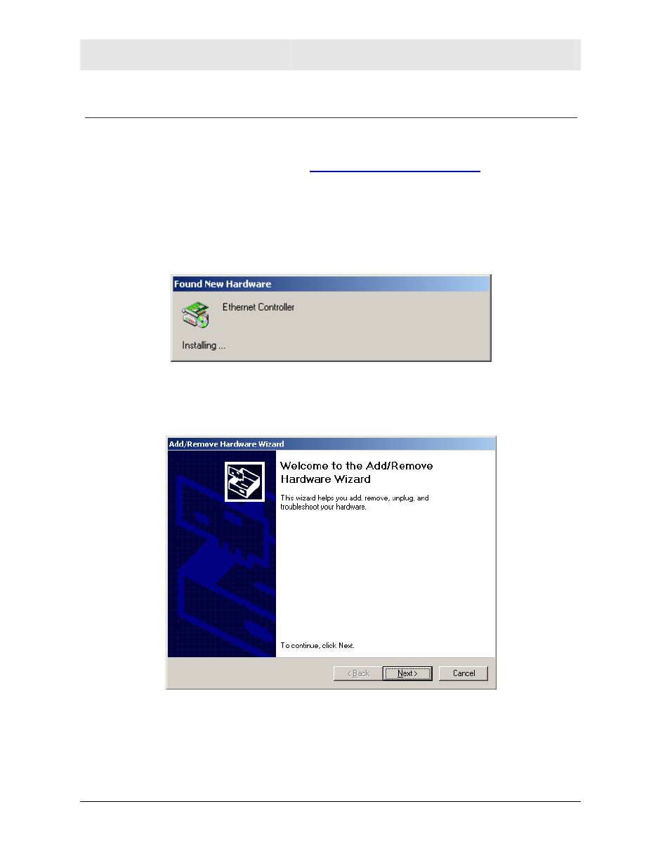 Manually installing the driver | Motorola LPCI810 User Manual | Page 9 / 25