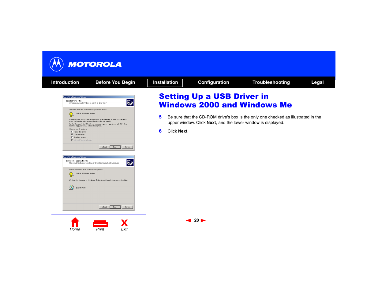 Motorola SB4200 User Manual | Page 25 / 68