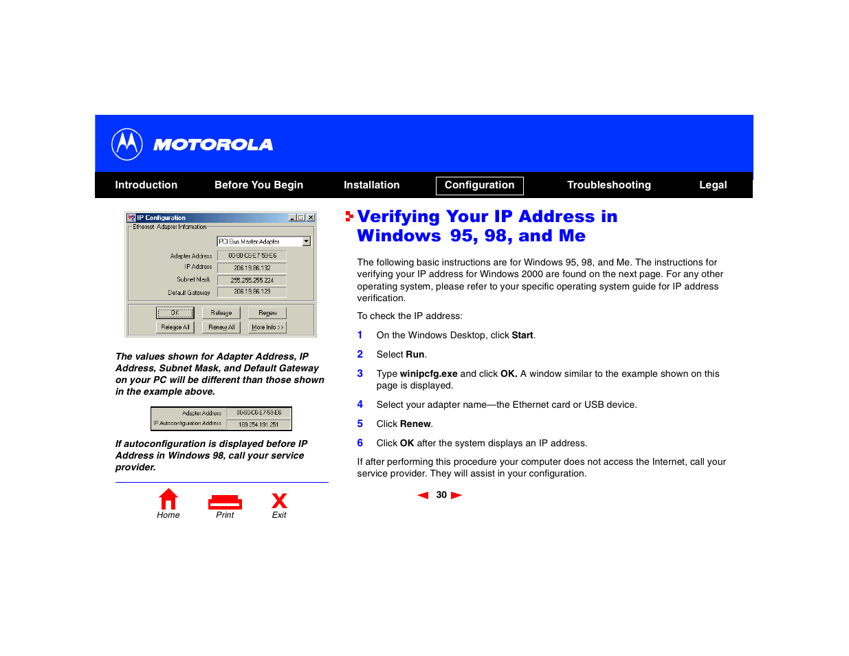 Motorola SB4200 User Manual | Page 35 / 68