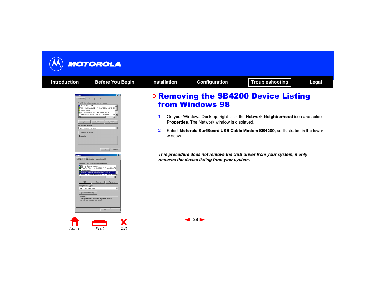 Motorola SB4200 User Manual | Page 43 / 68