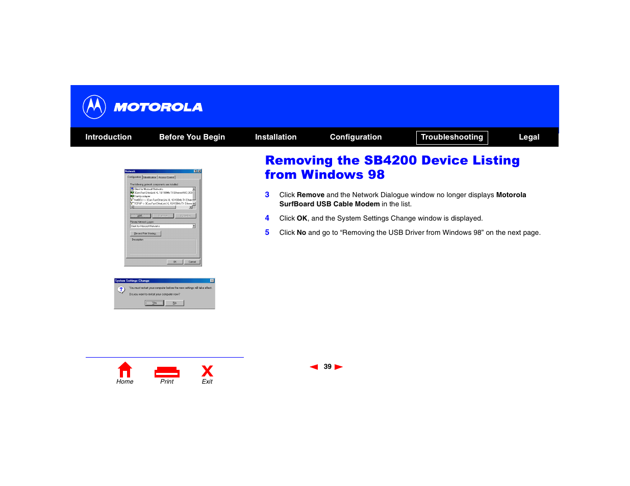Motorola SB4200 User Manual | Page 44 / 68