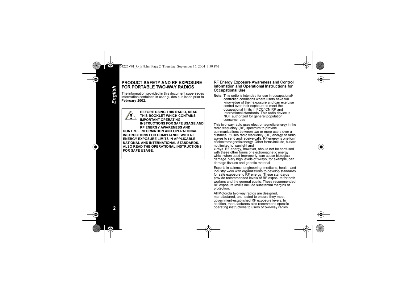 Motorola XTL446 User Manual | Page 2 / 178