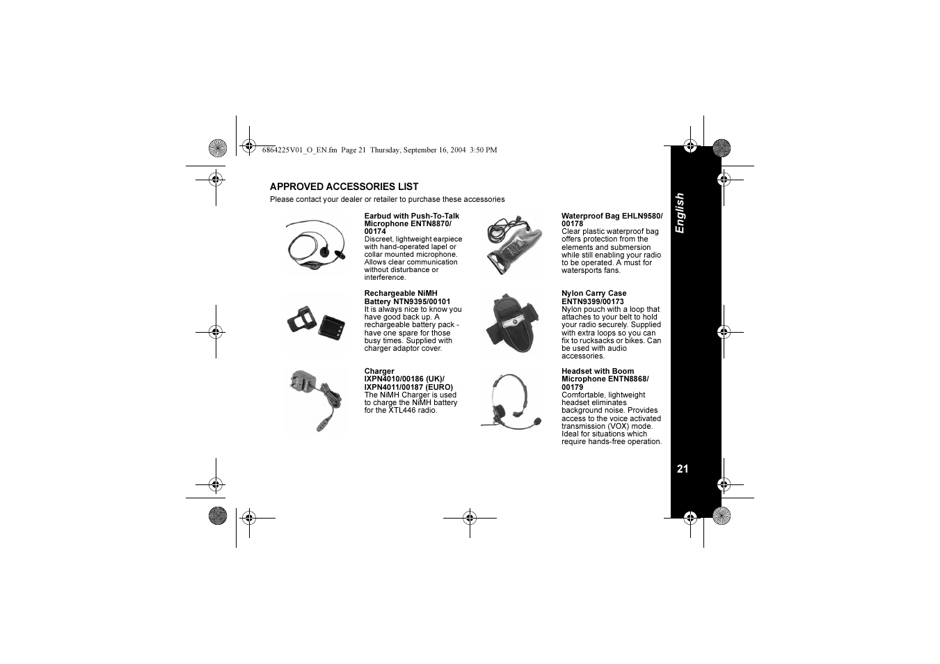 Motorola XTL446 User Manual | Page 21 / 178