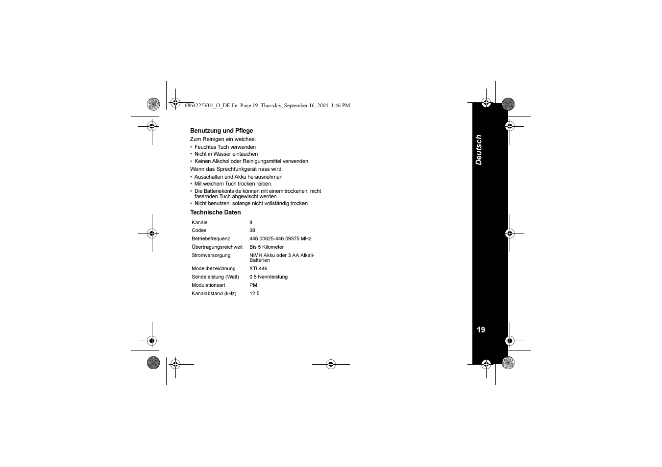 Motorola XTL446 User Manual | Page 63 / 178