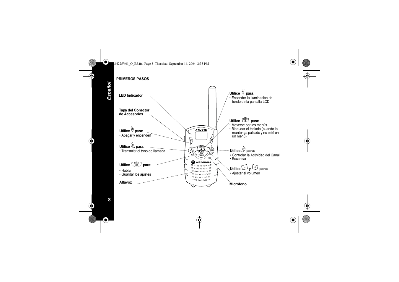 Motorola XTL446 User Manual | Page 74 / 178